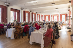 Jubilee Lunch attendees in the Dining Hall