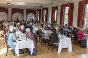 Jubilee Lunch attendees in the Dining Hall