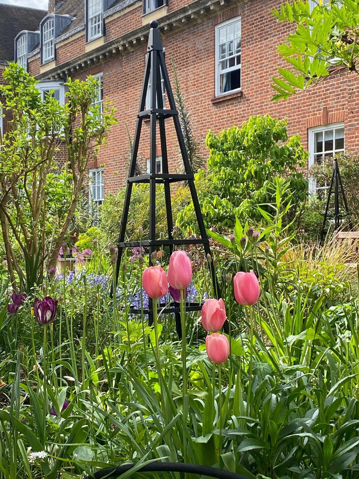Tulips and obelisk