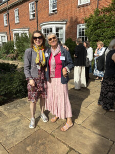 Alumni on the terrace