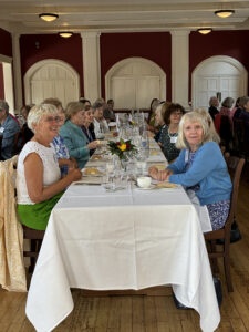 Alumni at the lunch in the Dining Hall
