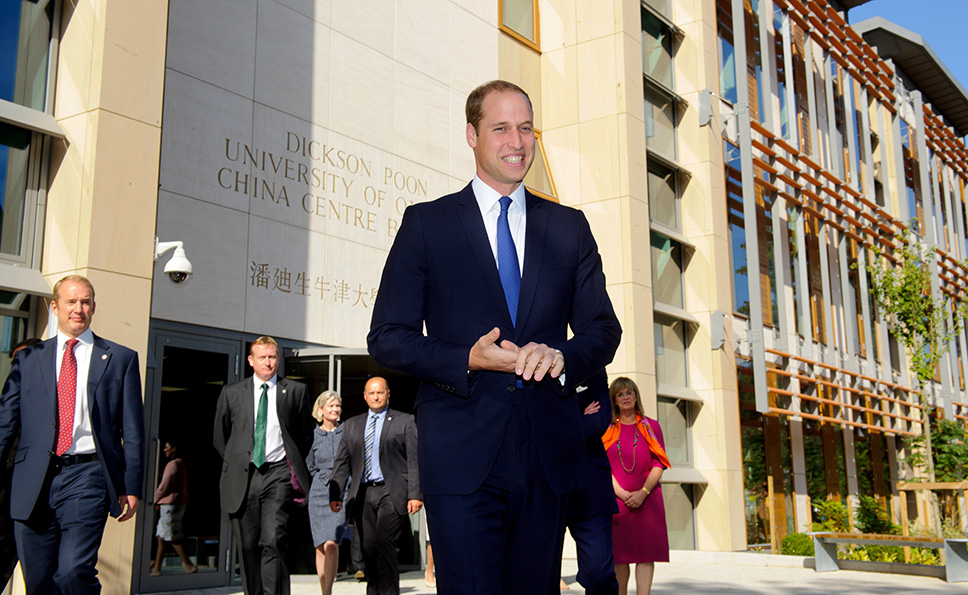 Duke of Cambridge at China Centre Building launch