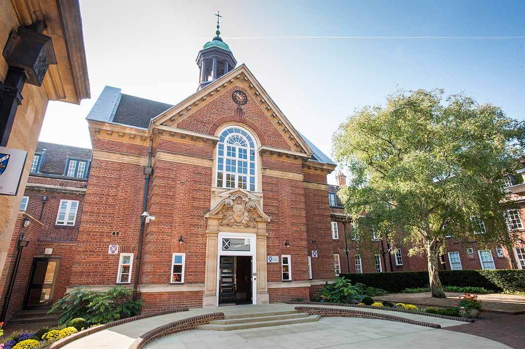 Entrance to Main Building at St Hugh's