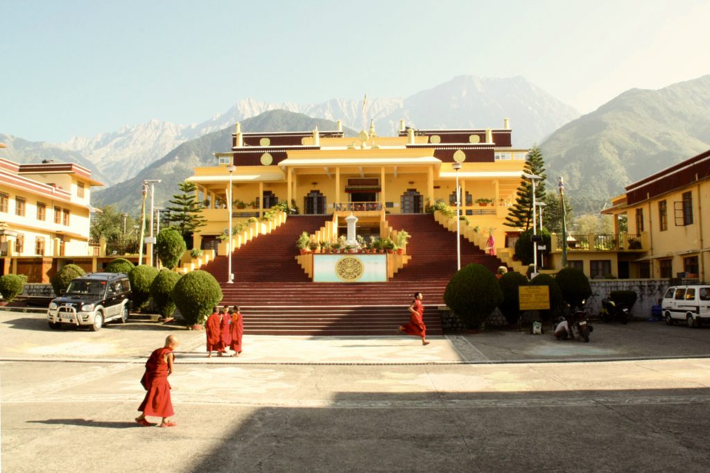 Monks playing (Dharamsala, Himachal Pradesh)