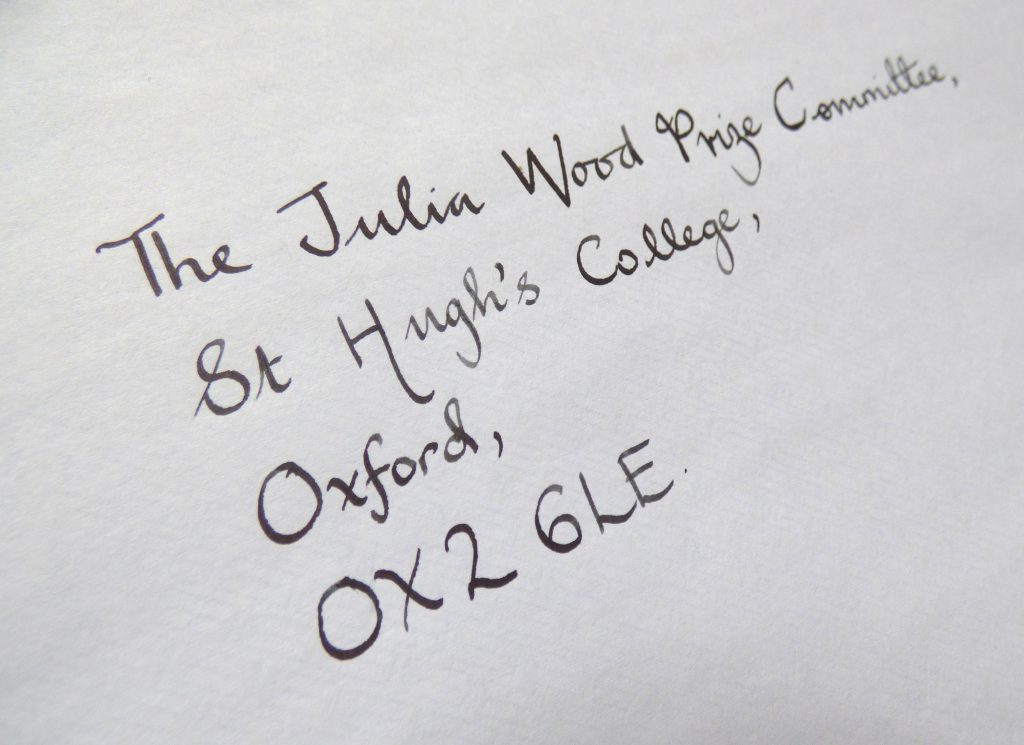 Julia Wood Prize 2016