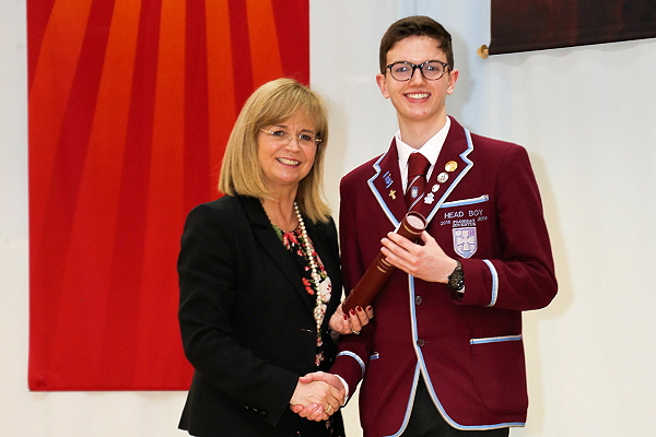 St Ninian's High School's Head Boy, Ronan Doherty