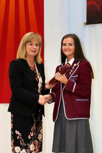 St Ninian's High School's Head Girl, Anna Campbell