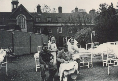 St Hugh's during World War II when it was a Head Hospital