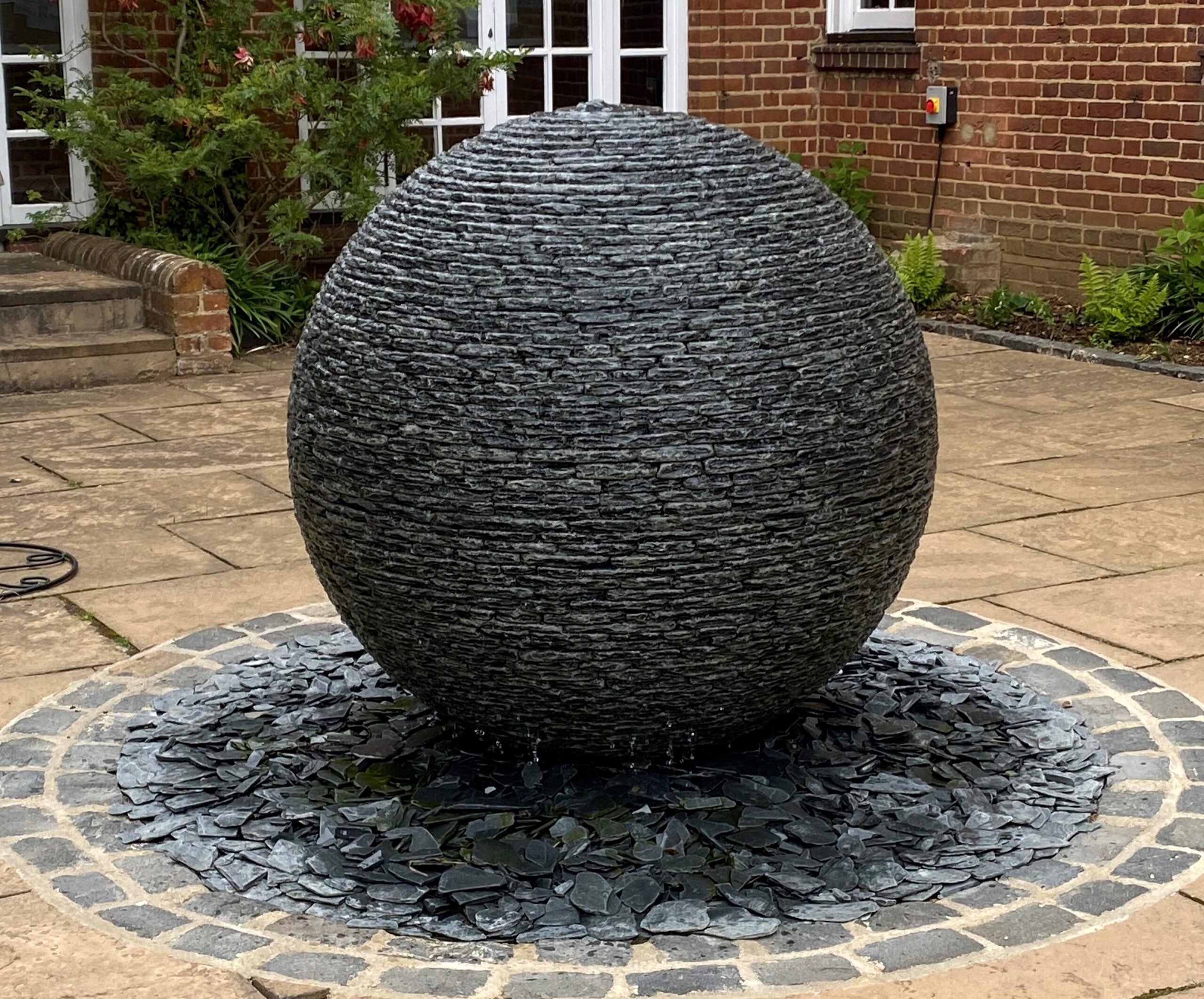 Slate Spherical Water Feature