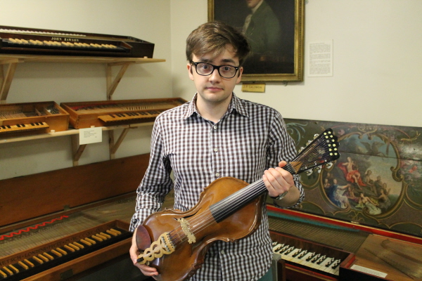 Will Croft - Winner of the Bate Essay Prize with the viola d'amore