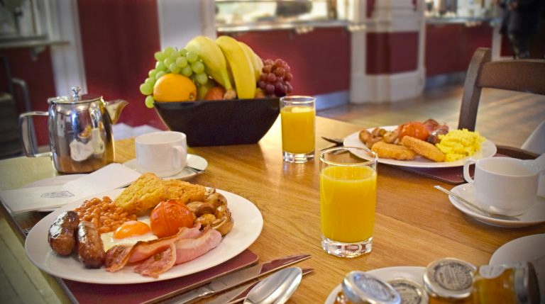 Breakfast in the Dining Hall